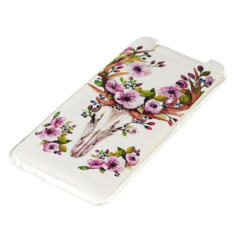 Patterned gélový obal na mobil Samsung Galaxy A80 / Galaxy A90 - kvetinový sob