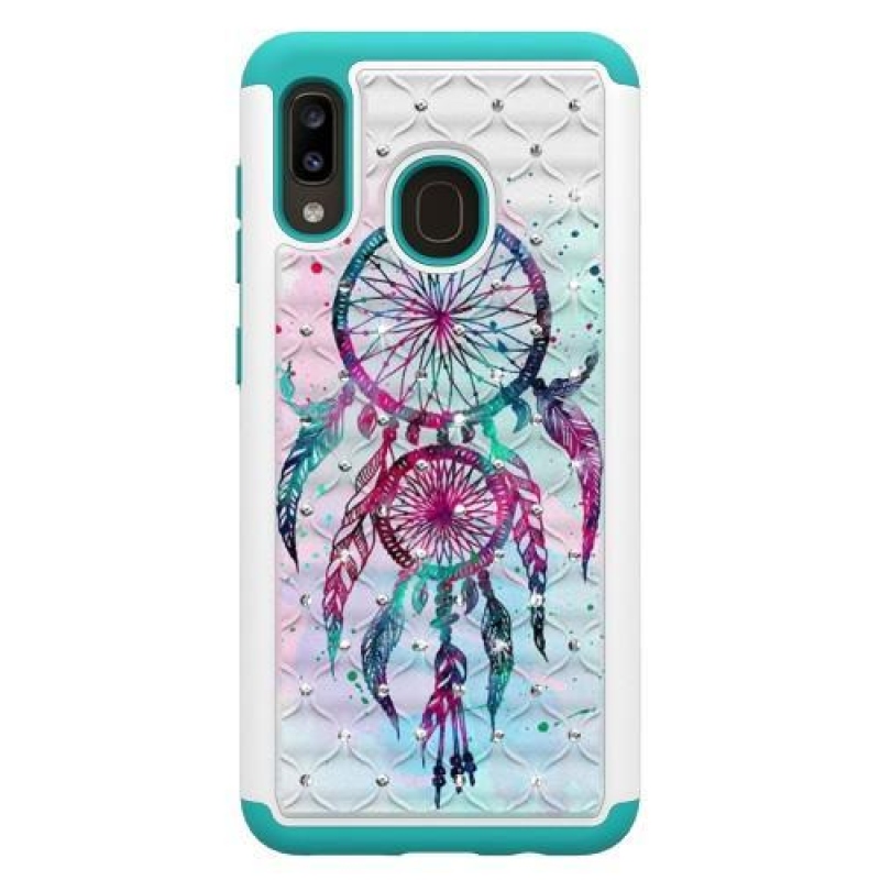 Patterned odolný obal na mobil Samsung Galaxy A20 / Galaxy A30 - lapač snov