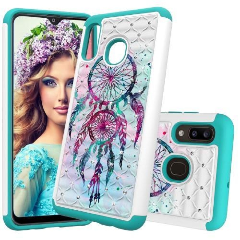 Patterned odolný obal na mobil Samsung Galaxy A20 / Galaxy A30 - lapač snov