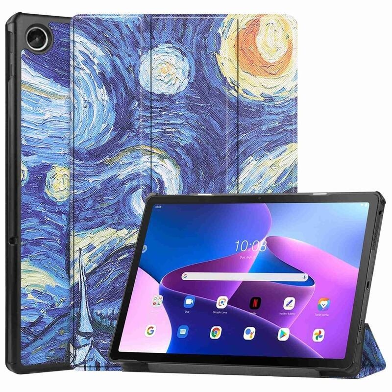 Patty chytré polohovacie puzdro na tablet Lenovo Tab M10 Plus (3. Gen) - olejomaľba