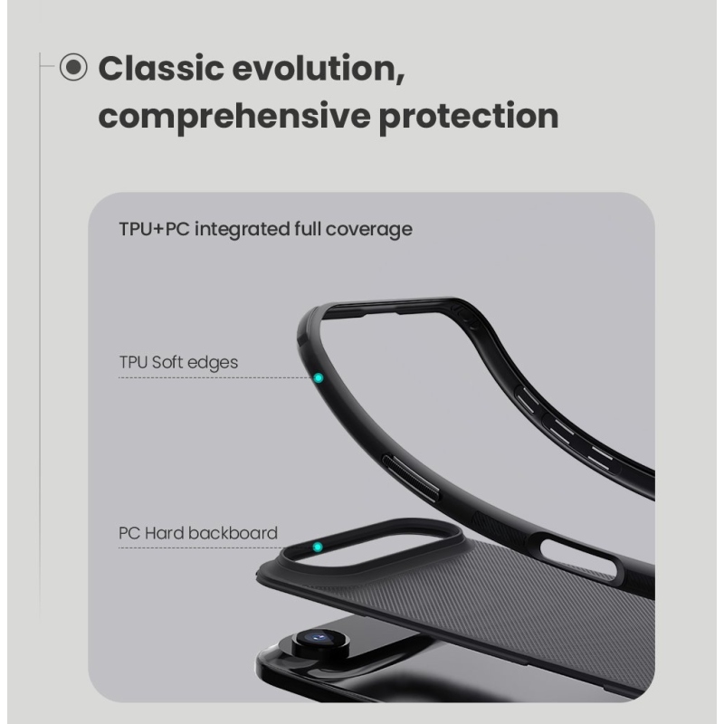 Nillkin Super Frosted PRO Zadný kryt pre Apple iPhone 17 Air Black