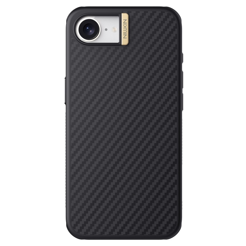 Nillkin Synthetic Fiber PRO Magnetic Zadný Kryt pre Apple iPhone 16e Gold