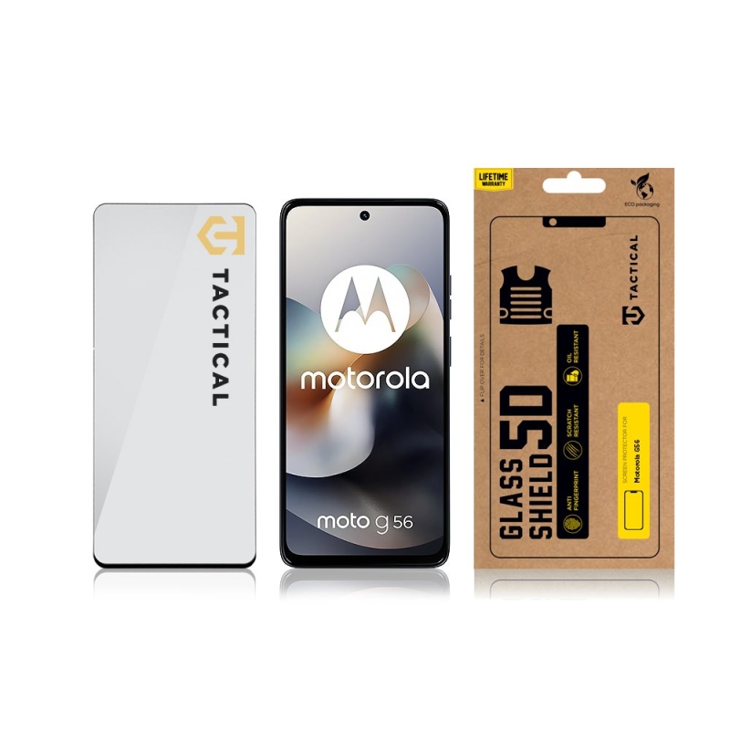 Taktické sklo Shield 5D sklo pre Motorola G56 Black