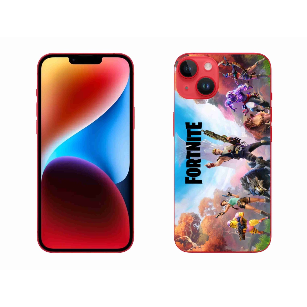 Gélový kryt mmCase na iPhone 14 Plus - fortnite 1