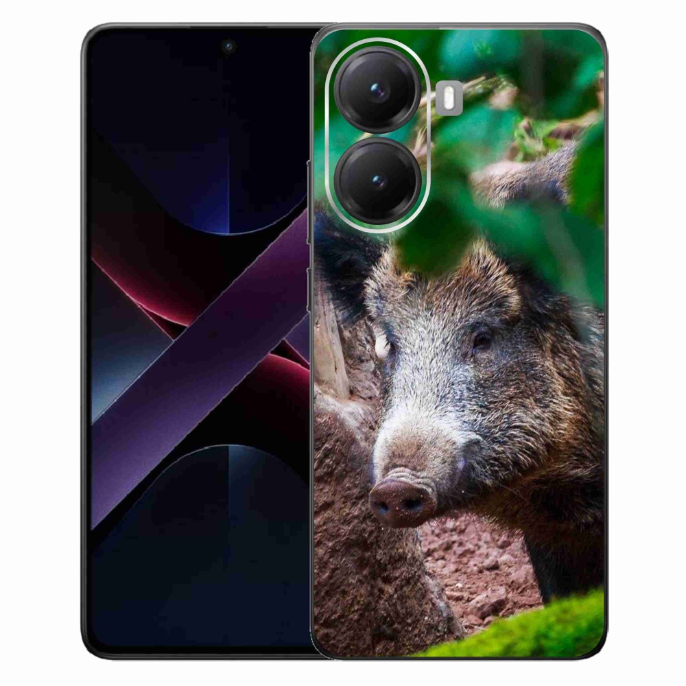 Gélový kryt mmCase na Xiaomi Poco X7 Pro 5G - divoké prasa