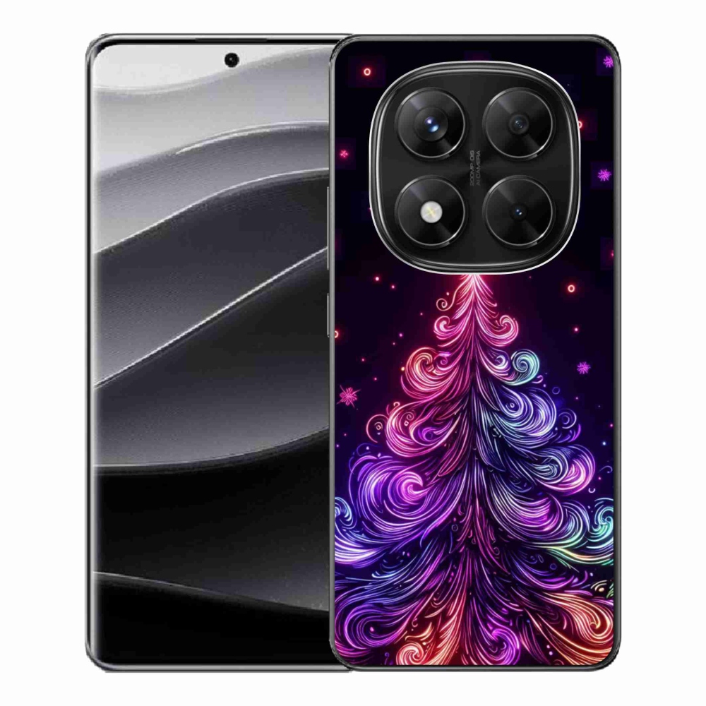 Gélový kryt mmCase na Xiaomi Redmi Note 14 Pro 5G/Poco X7 5G - neonový vianočný stromček 1