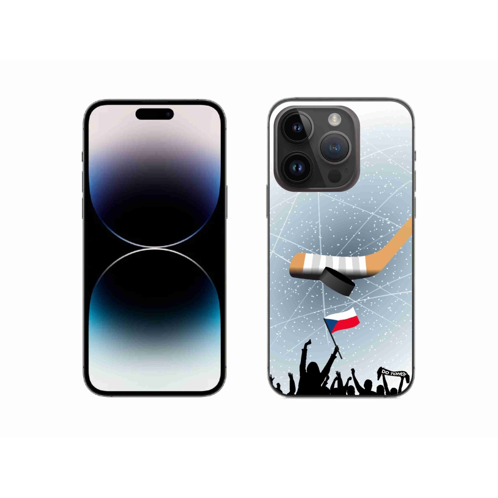 Gélový kryt mmCase na iPhone 14 Pro 6.1 - fanúšikovia hokeja