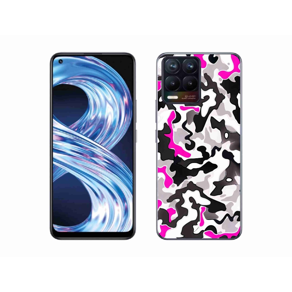 Gélový kryt mmCase na Realme 8 Pro - maskáčový vzor 5