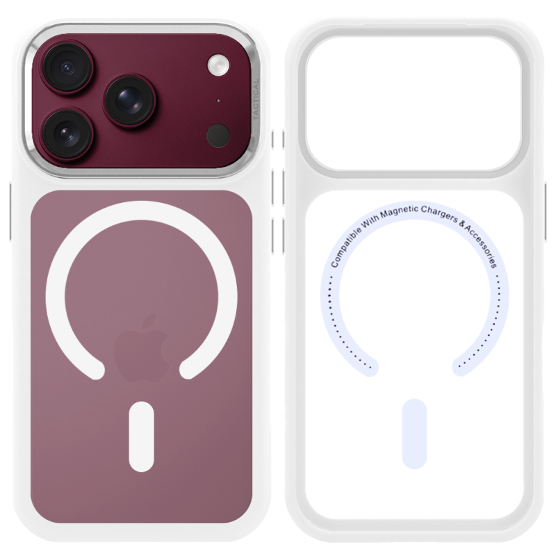 Tactical MagForce Hyperstealth 3.0 Puzdro pre Apple iPhone 17 Pro/18 Pro Snow White