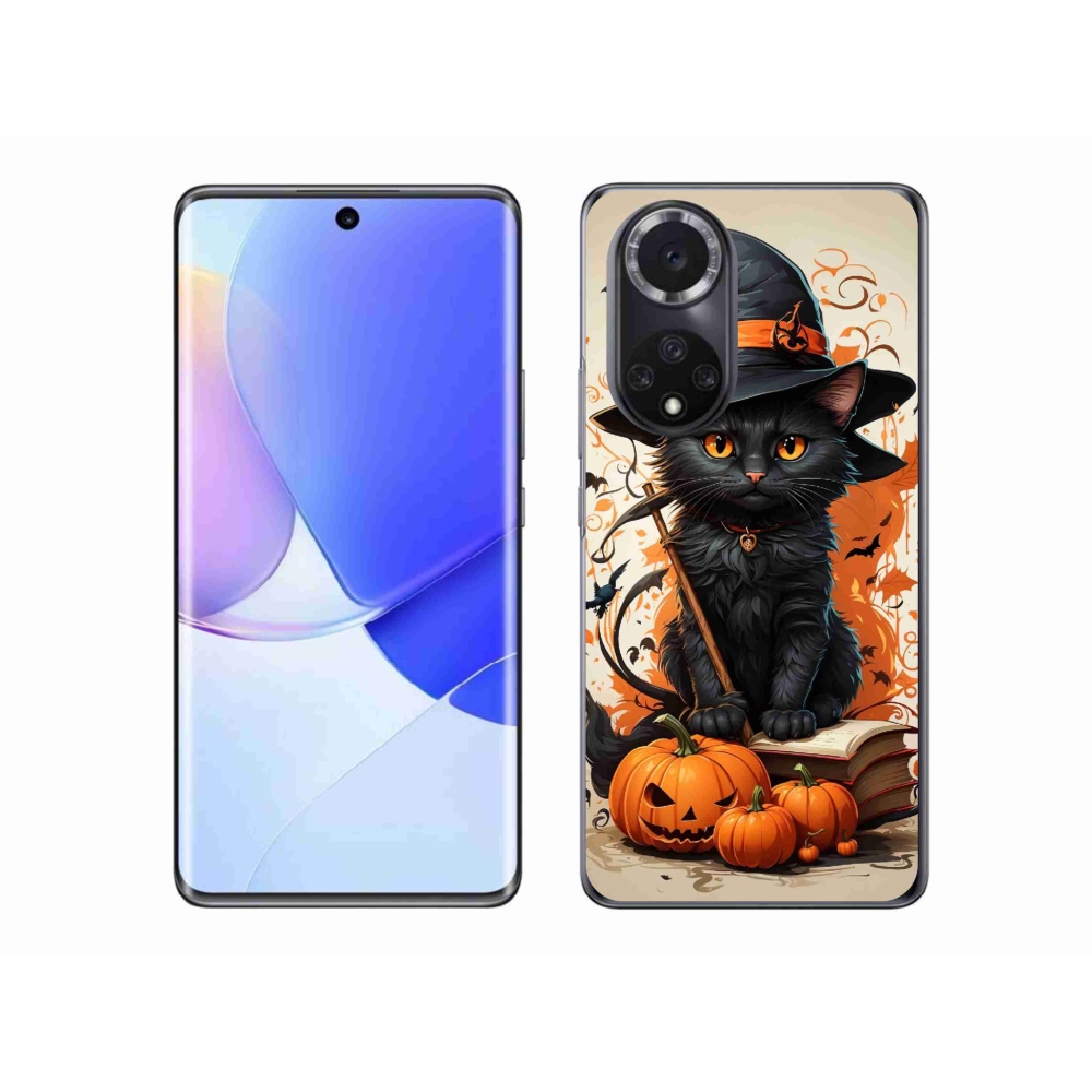 Gelový kryt mmCase na Huawei Nova 9 - kocour čaroděj