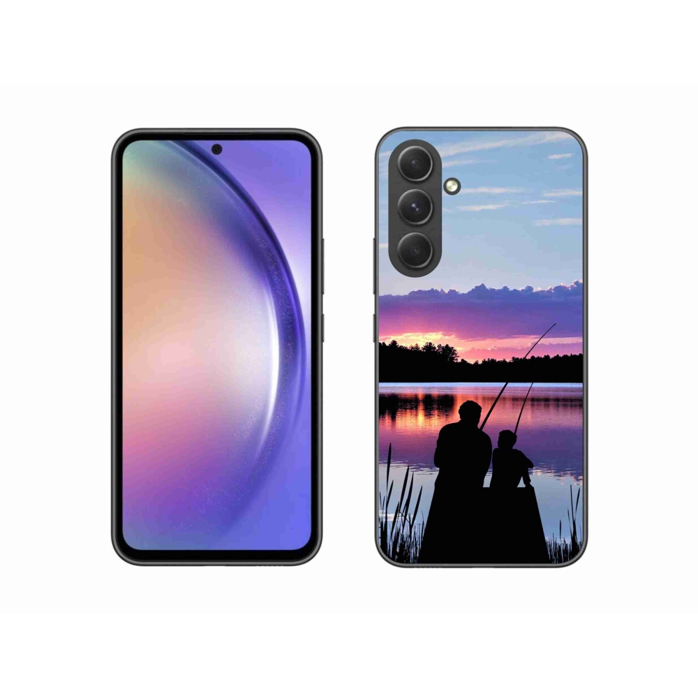 Gélový kryt mmCase na Samsung Galaxy A54 5G - rybárčenie 2