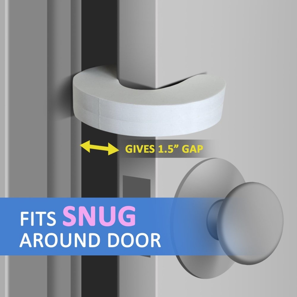 Penová zarážka do dverí - šedá