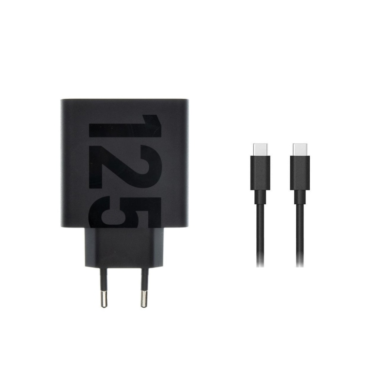 Motorola TurboPower Cestovná Nabíjačka USB-C 125W vr. USB-C/USB-C Káble Black