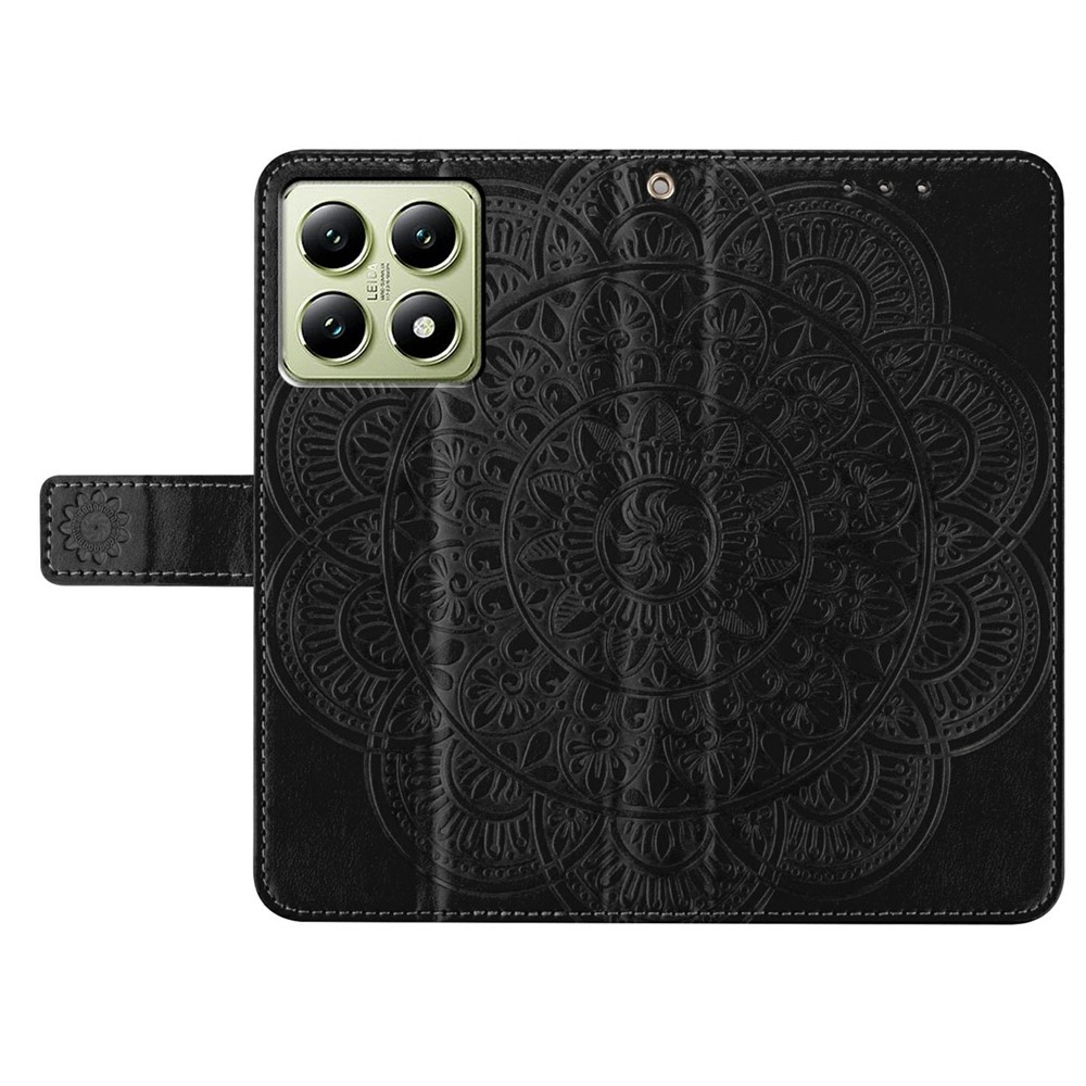 Mandala knižkové púzdro na Xiaomi 15T Pro - čierne