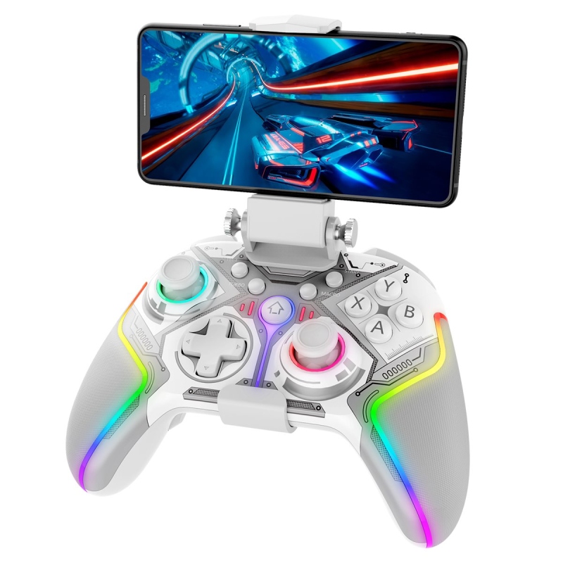 iPega 9666BH Bluetooth RGB Gamepad pre Android/iOS/PS3/PS4/PC/N-Switch White