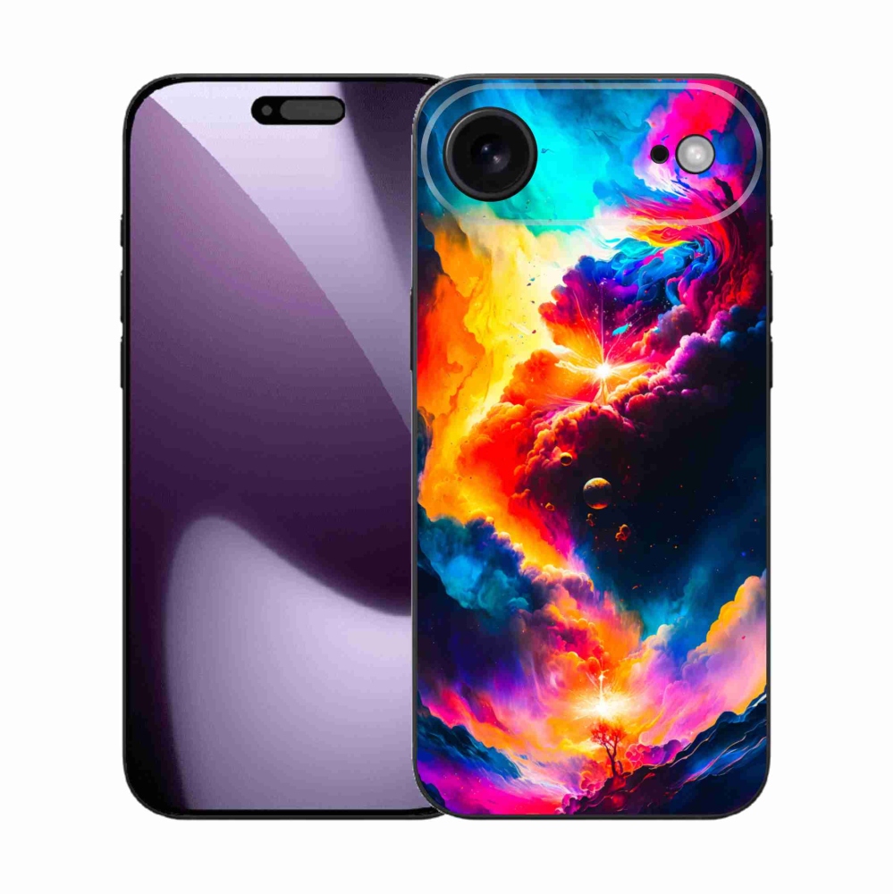 Gélový kryt mmCase na iPhone 17 Air - abstraktný motív