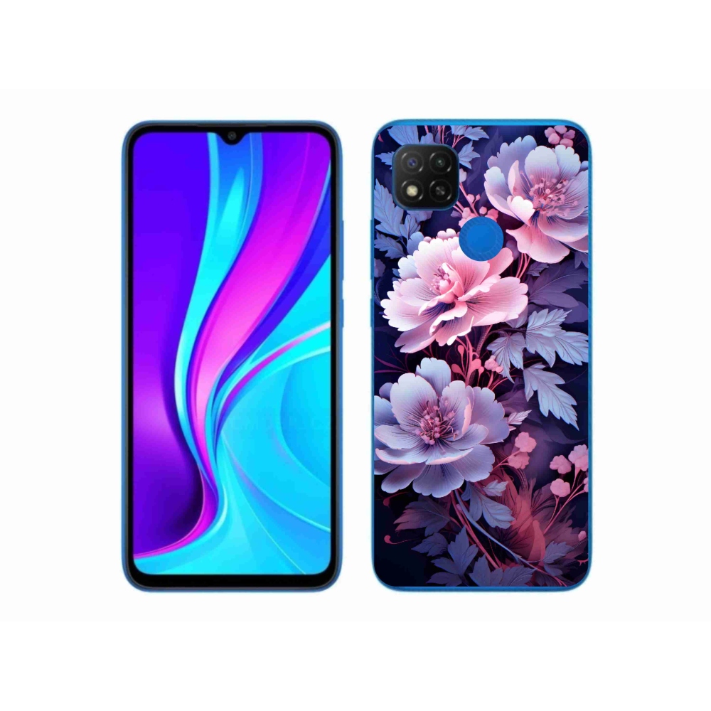 Gelový kryt mmCase na Xiaomi Redmi 9C - květiny 11