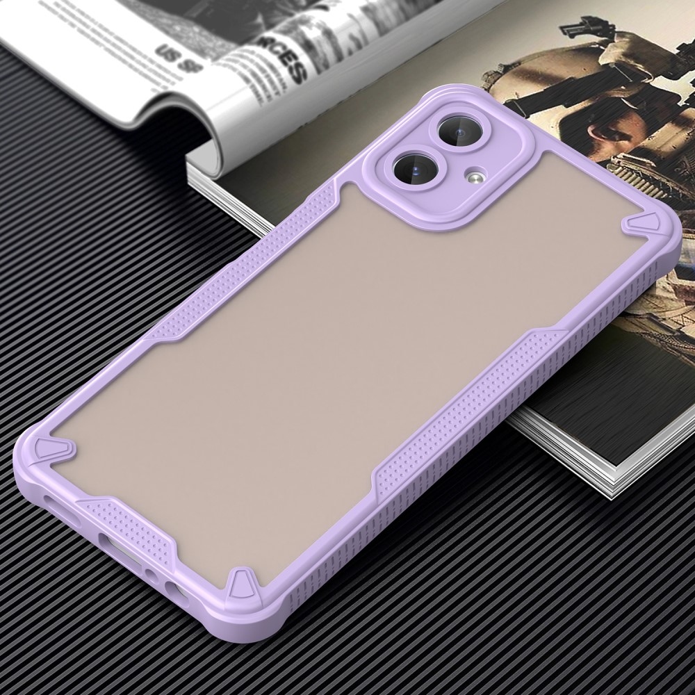 Frosted odolný kryt na Samsung Galaxy A06 4G - fialový