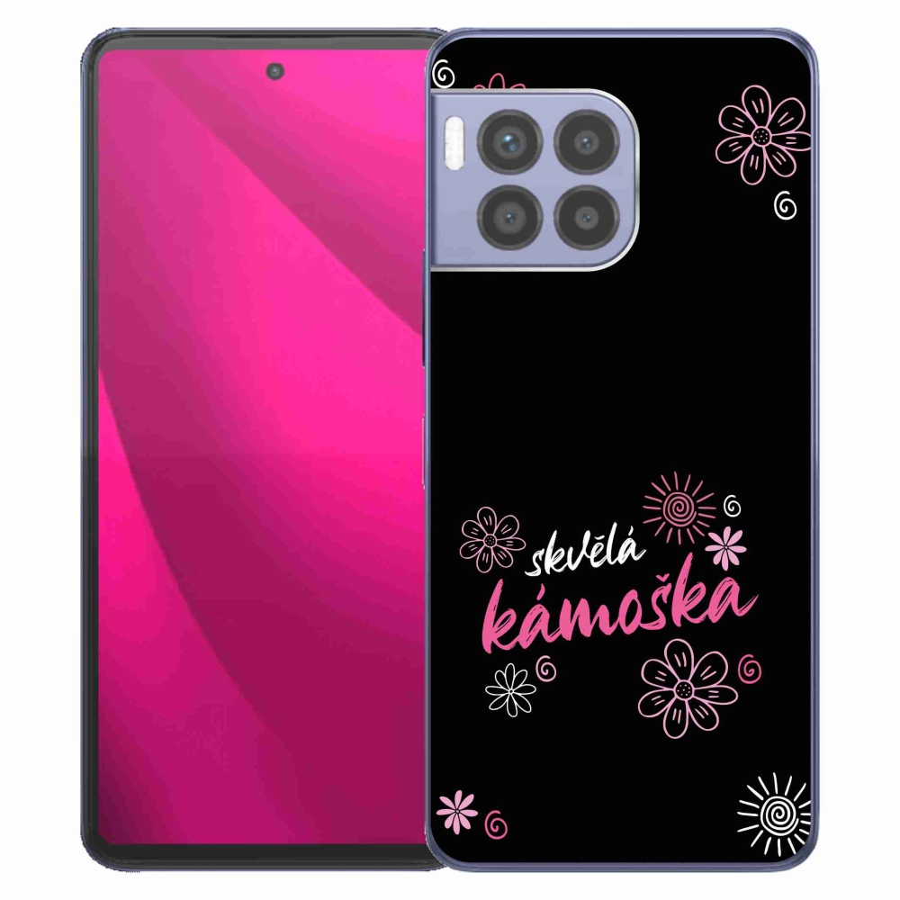 Gélový kryt mmCase na T-Mobile T Phone 2 Pro - skvelá kamoška čierne pozadie