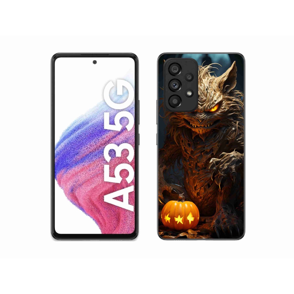 Gélový kryt mmCase na Samsung Galaxy A53 5G - halloweenska príšera