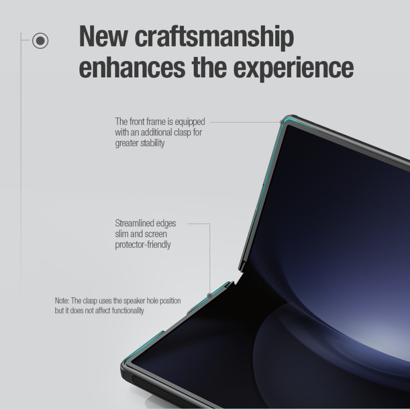 Nillkin Super Frosted FOLD Magnetic Zadný Kryt pre Samsung Galaxy Z Fold 6 Black