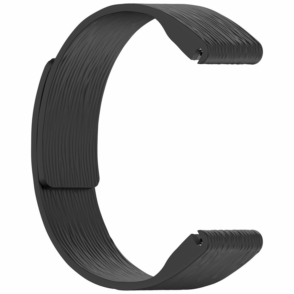Pins silikónový remienok na Garmin Fenix ​​8 Pro 47mm/Fenix ​​8 47mm - čierny