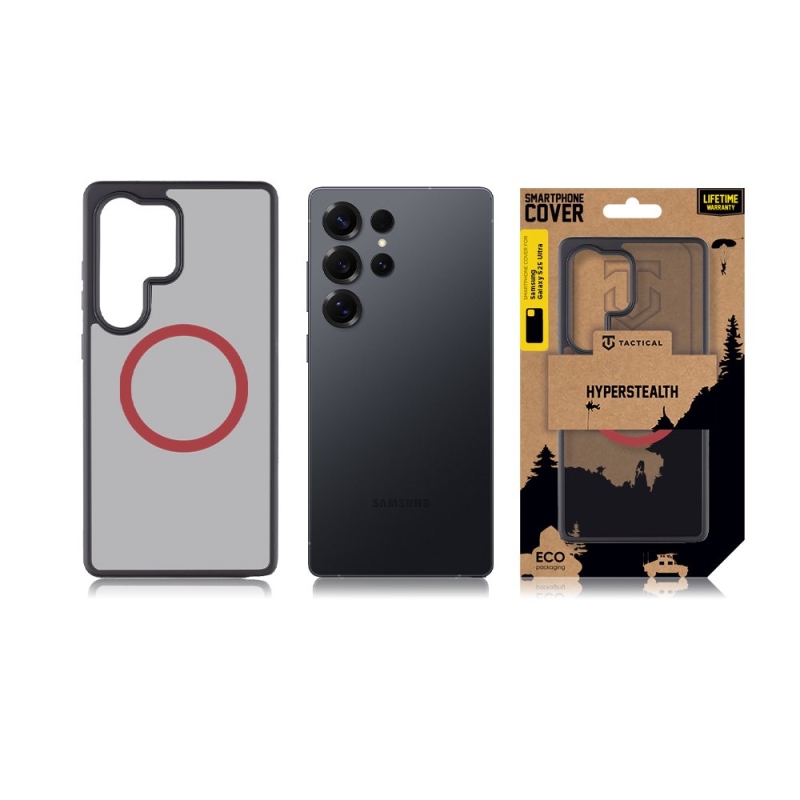 Tactical MagForce Hyperstealth 2.0 Kryt pre Samsung Galaxy S25 Ultra Black/Red