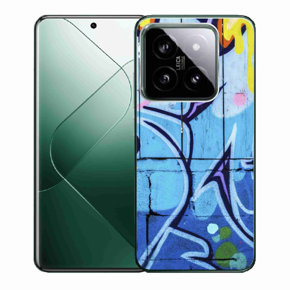 Gélový kryt mmCase na Xiaomi 14 - graffiti