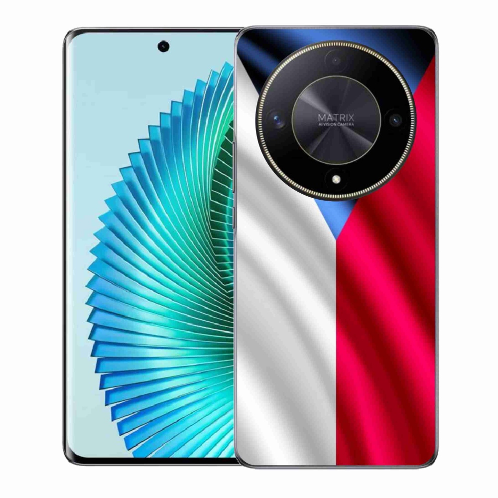 Gélový kryt mmCase na Honor Magic 6 Lite 5G - česká vlajka