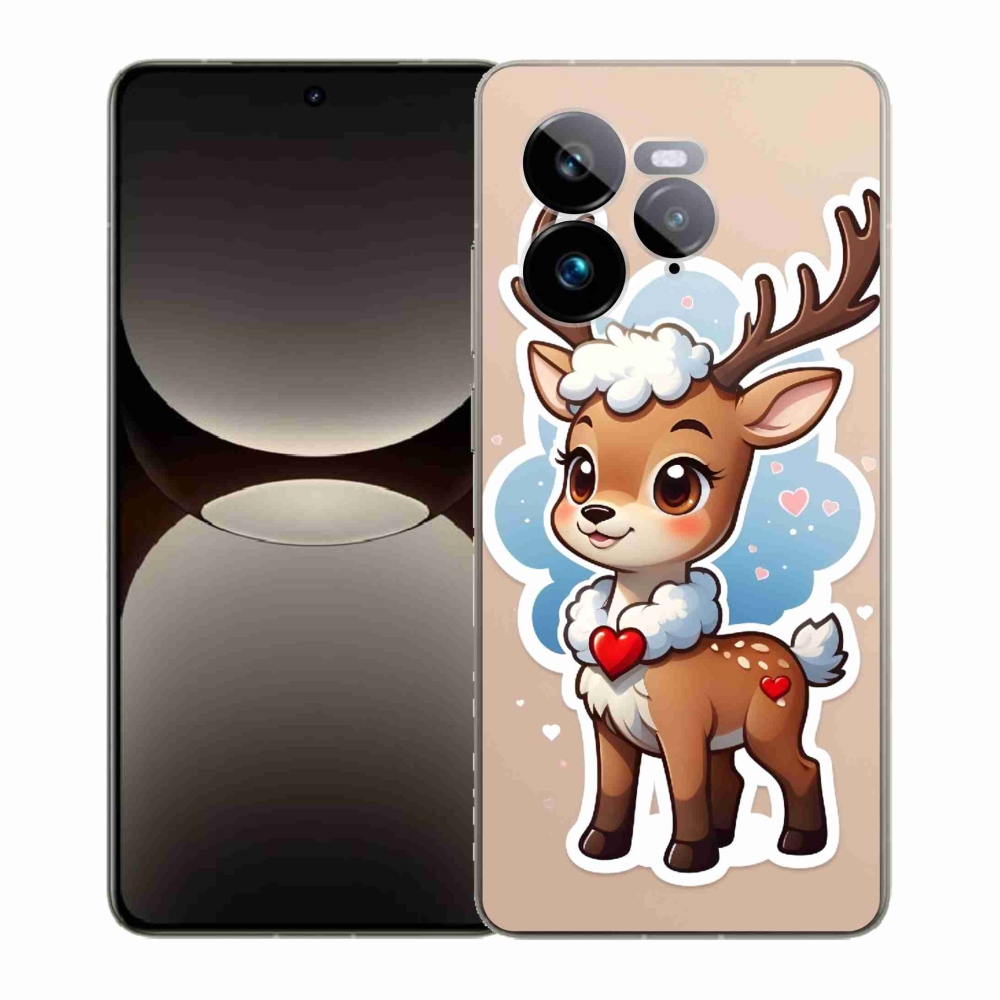 Gélový kryt mmCase na Realme GT 7 Pro 5G - kreslený sob