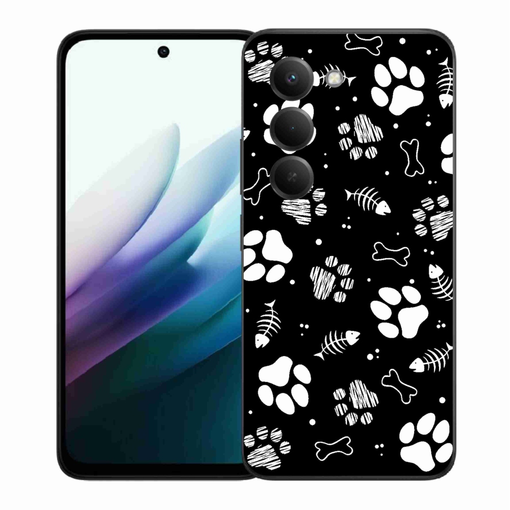 Gélový kryt mmCase na Xiaomi Redmi 15 4G/5G (171mm) - psie labky