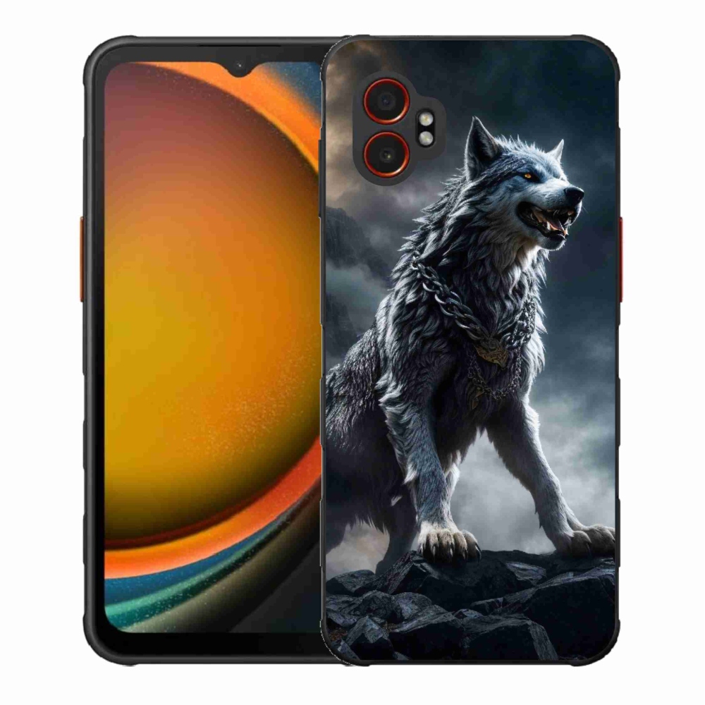 Gélový kryt mmCase na Samsung Galaxy Xcover 7 Pro - vlk 1