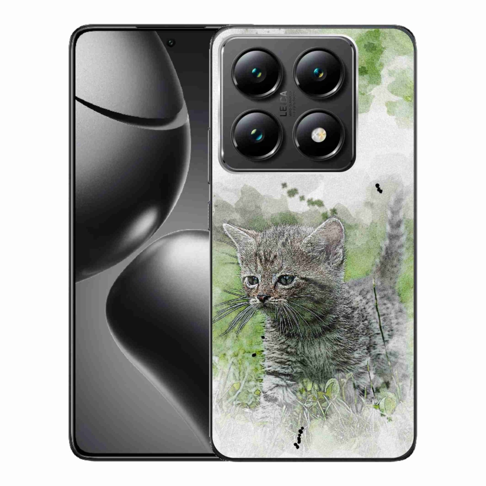 Gélový kryt mmCase na Xiaomi 14T Pro - roztomilé mačiatko 1