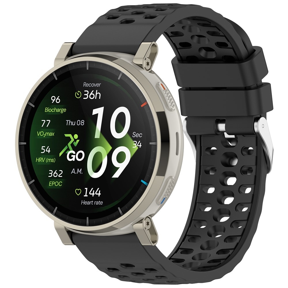 Place silikónový remienok na Amazfit Active 3 Promium/Active 2 - čierny