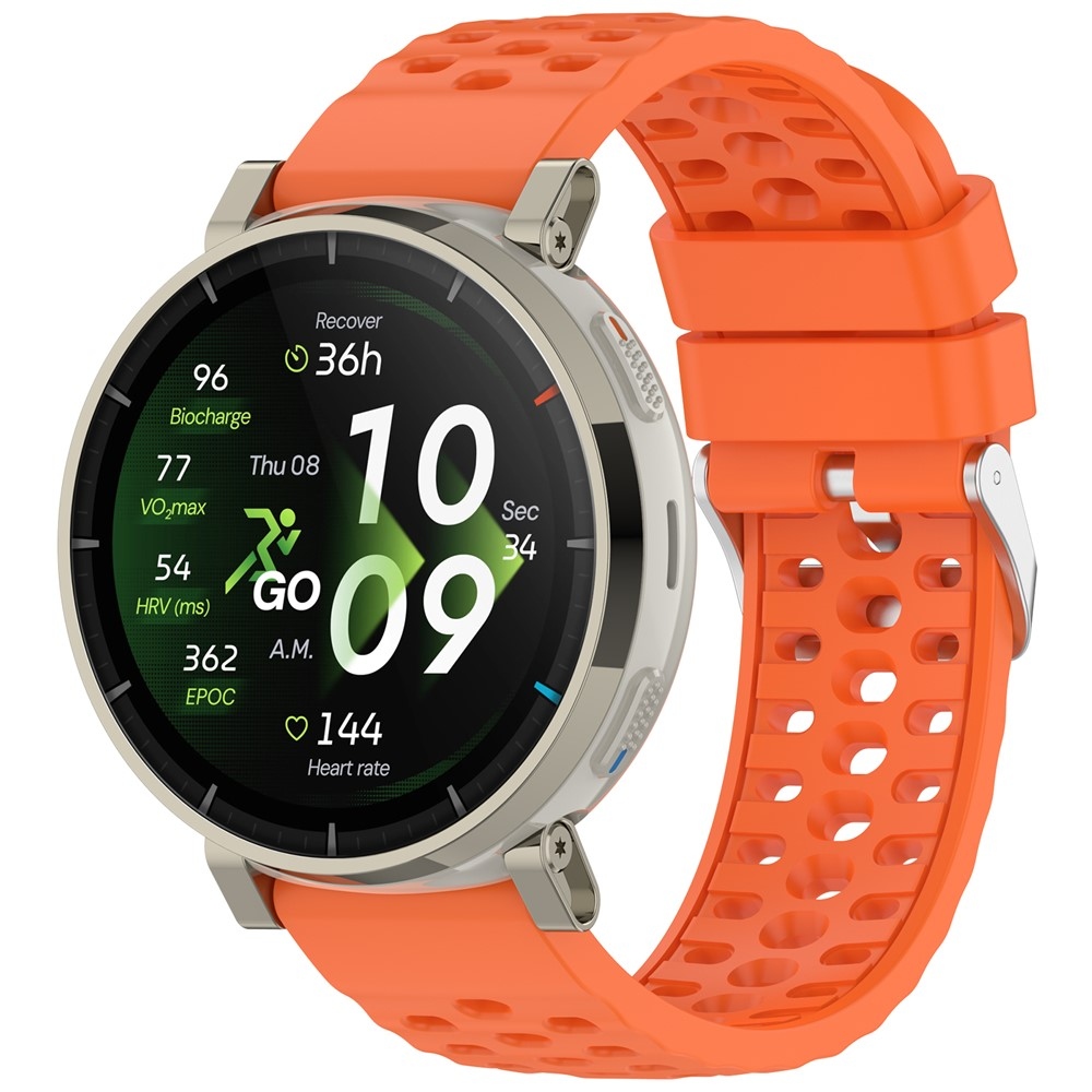 Place silikónový remienok na Amazfit Active 3 Promium/Active 2 - oranžový