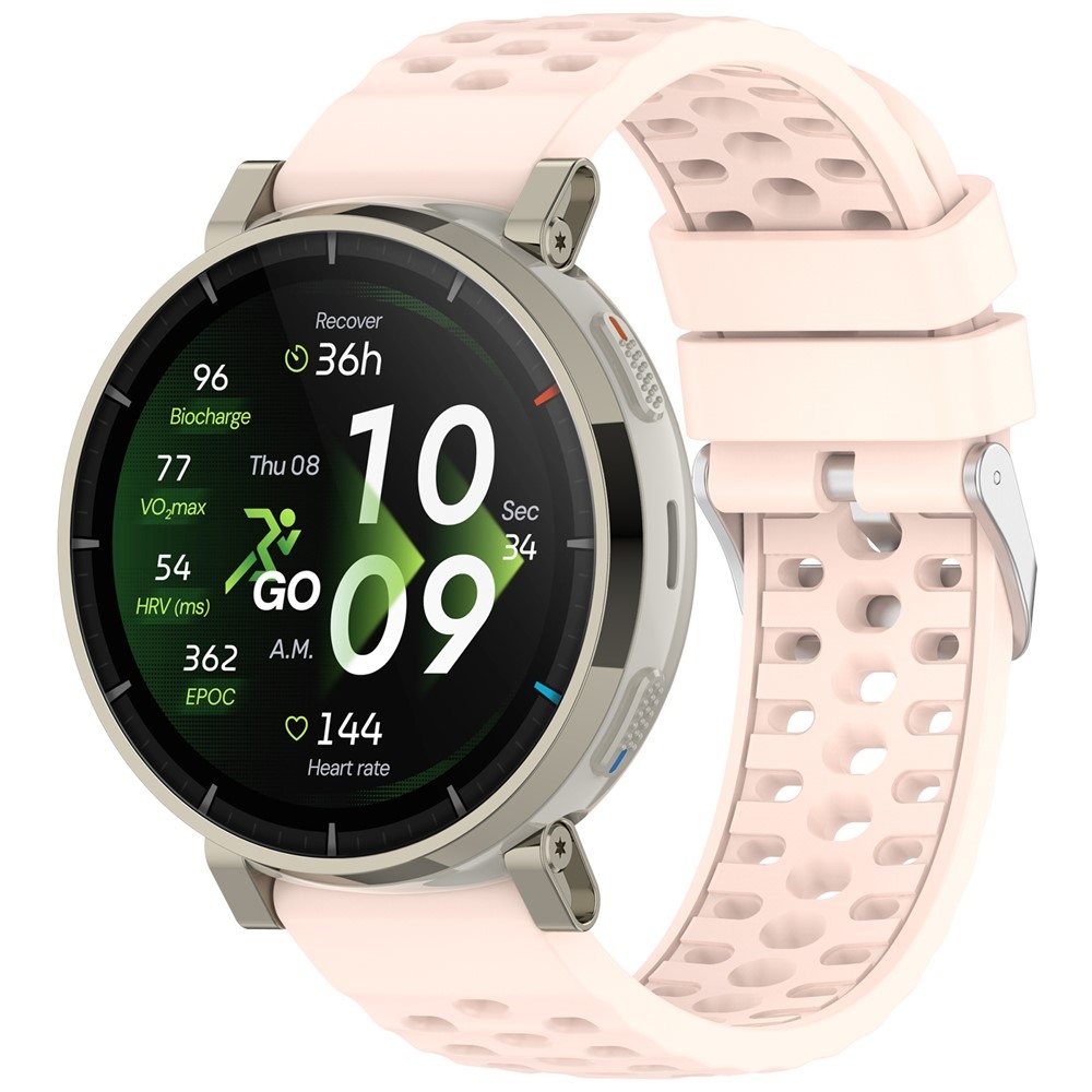 Place silikónový remienok na Amazfit Active 3 Promium/Active 2 - ružový