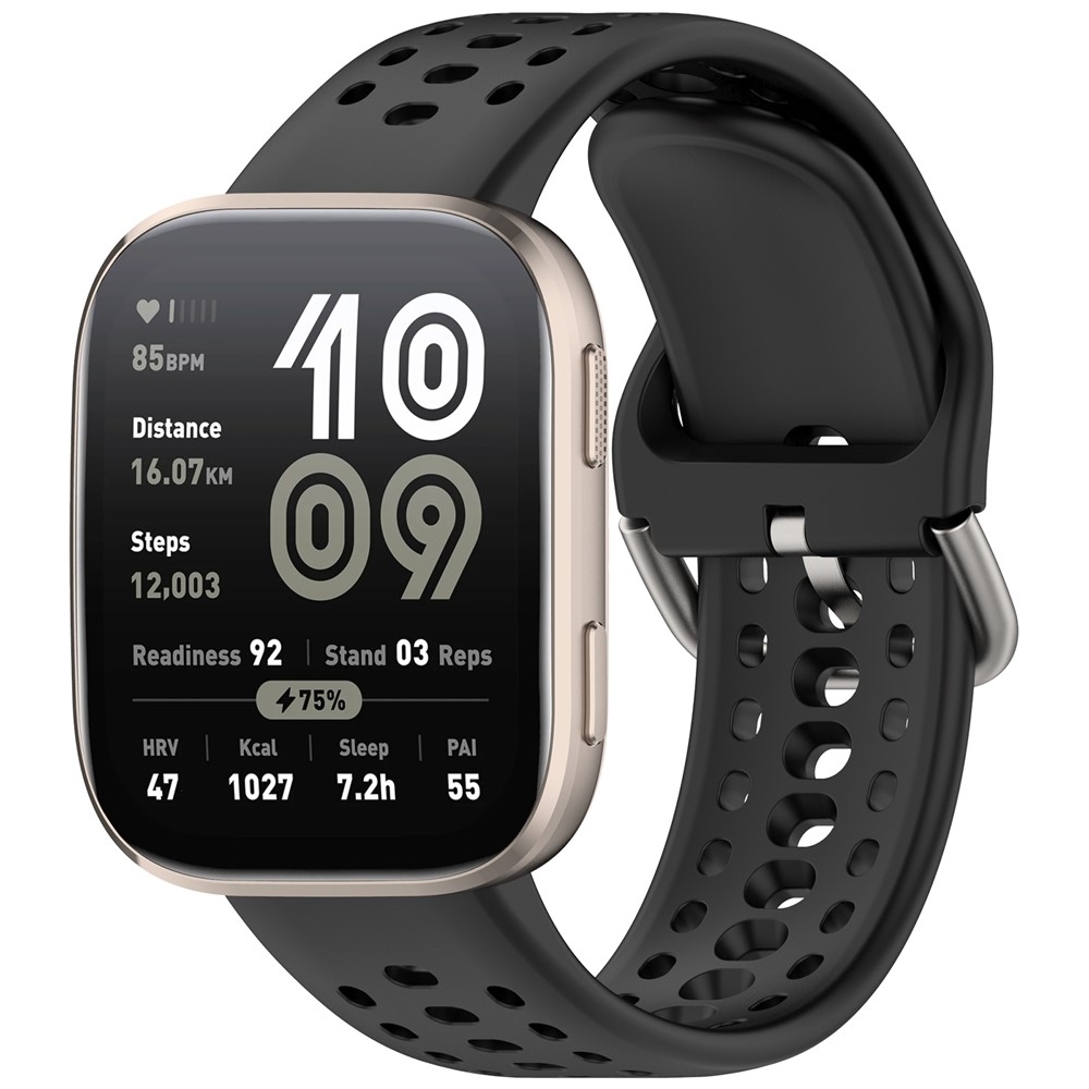 Place silikónový remienok na Amazfit Bip 6 - čierny