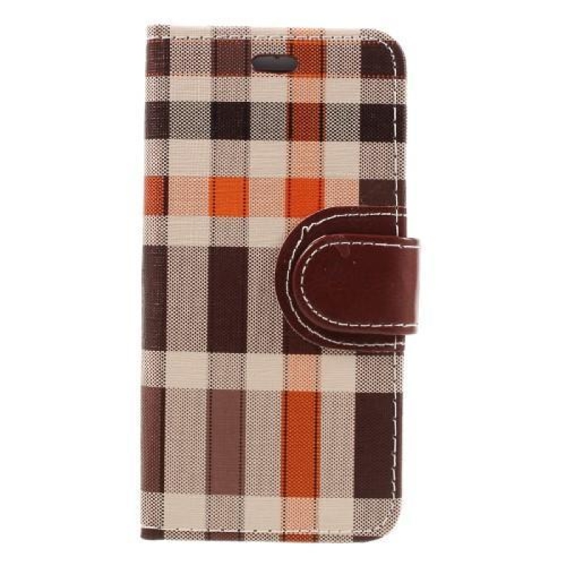 Plaidy PU kožené púzdro na iPhone 7 a iPhone 8 - hnedé