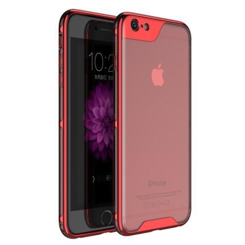 Plate hybridný obal na iPhone 6 Plus a 6s Plus - červený