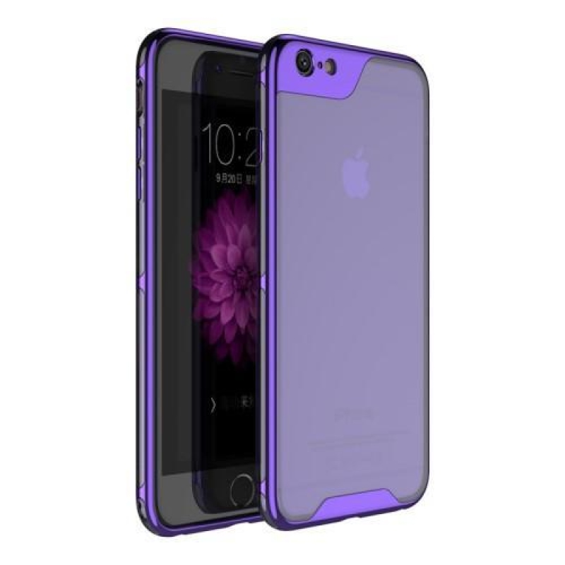 Plate hybridný obal na iPhone 6 Plus a 6s Plus - fialový