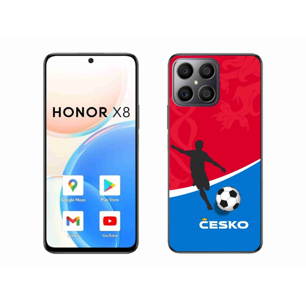 Gélový kryt mmCase na Honor X8 4G - futbal Česko