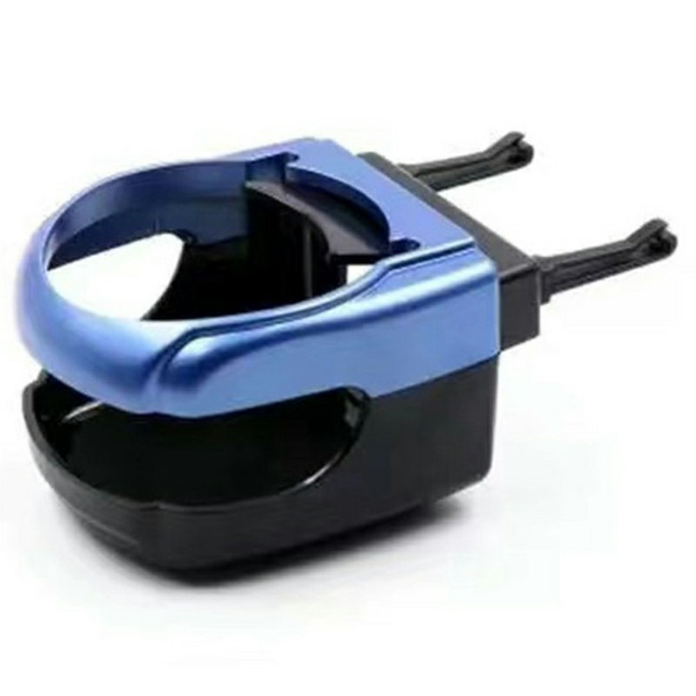 Držiak nápojov do auta na mriežku ventilácie - modrý