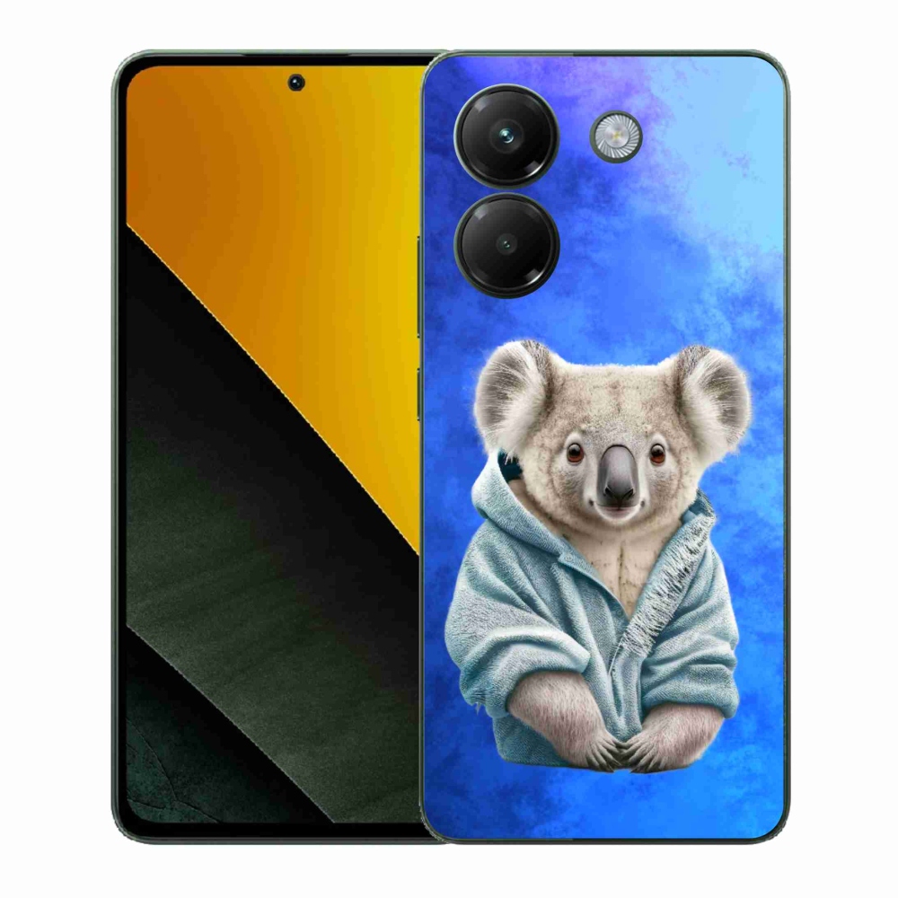 Gélový kryt mmCase na Xiaomi Poco M7 Pro 5G - koala vo svetri