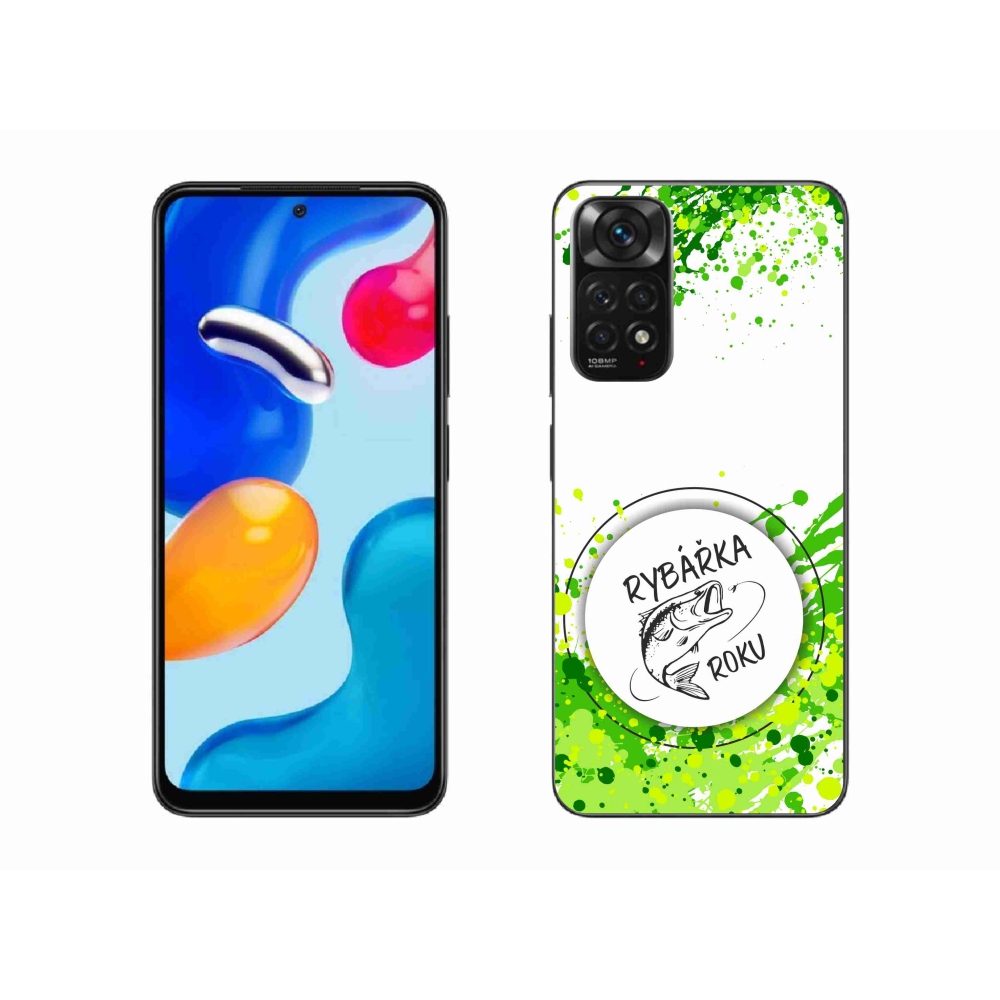 Gélový kryt mmCase na Xiaomi Redmi Note 11S 4G - rybárka roka biele pozadie