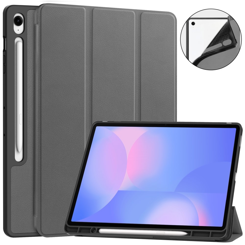 Casy inteligentné zatváracie púzdro na Samsung Galaxy Tab S10 FE+ - šedé