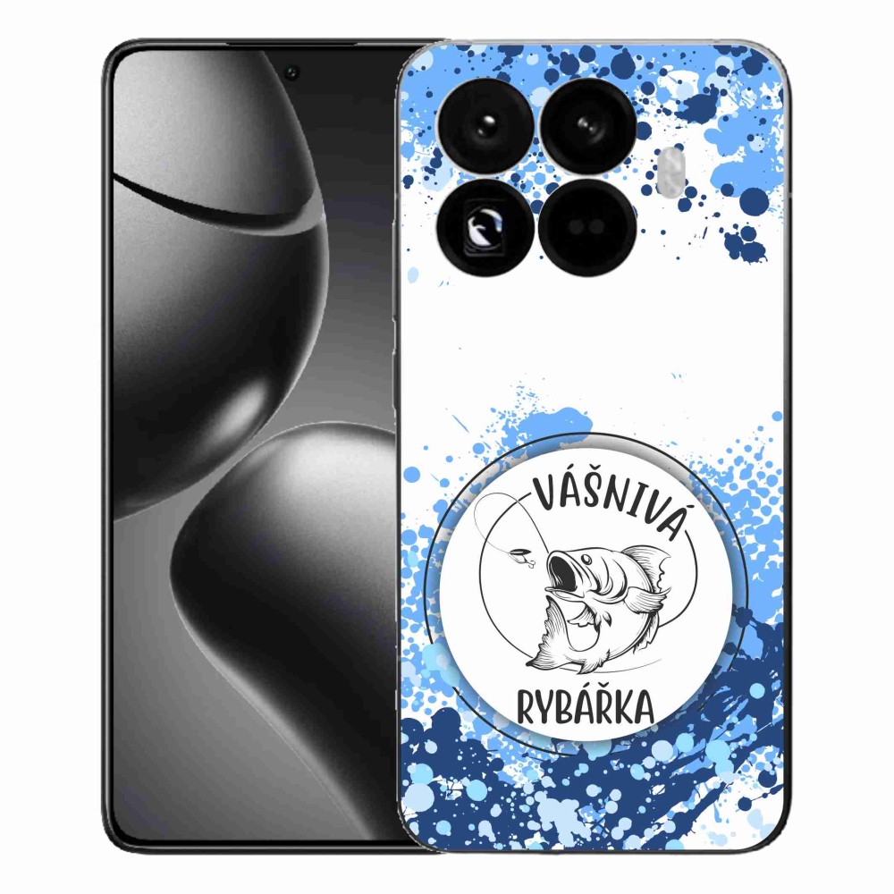 Gélový kryt mmCase na Xiaomi 15T Pro - vášnivá rybárka biele pozadie