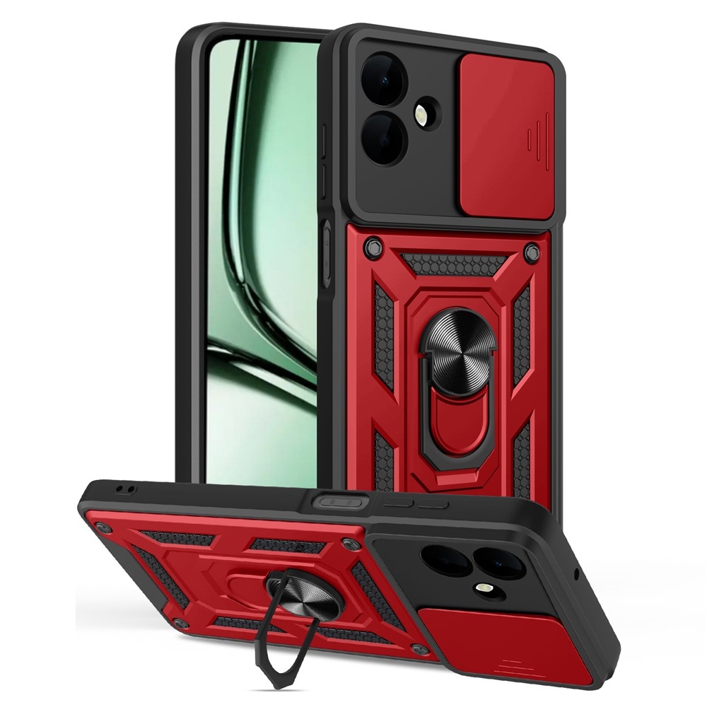 Slide odolný kryt na Samsung Galaxy A07 4G - červený
