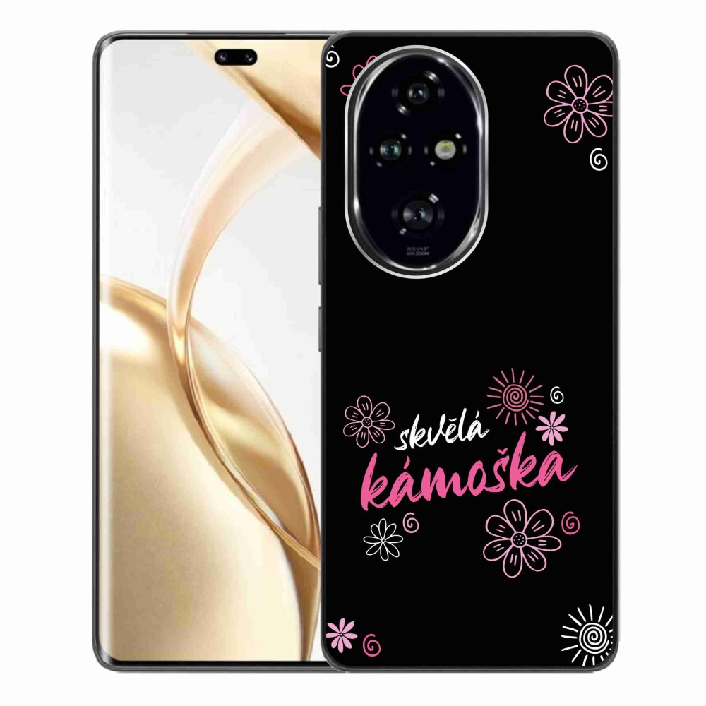 Gélový kryt mmCase na Honor 200 Pro 5G - skvelá kamoška čierne pozadie