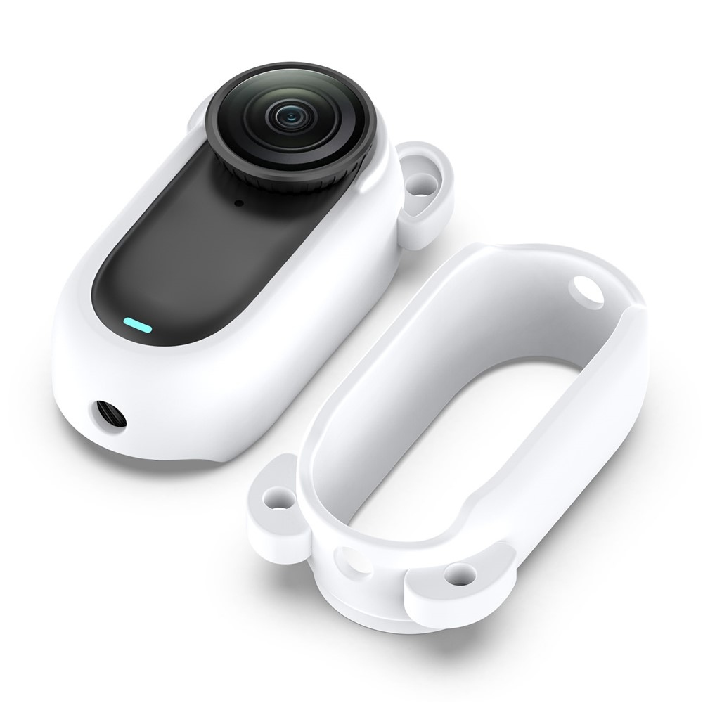 Silikónový ochranný obal pre Insta360 GO 3 / GO 3S - biely