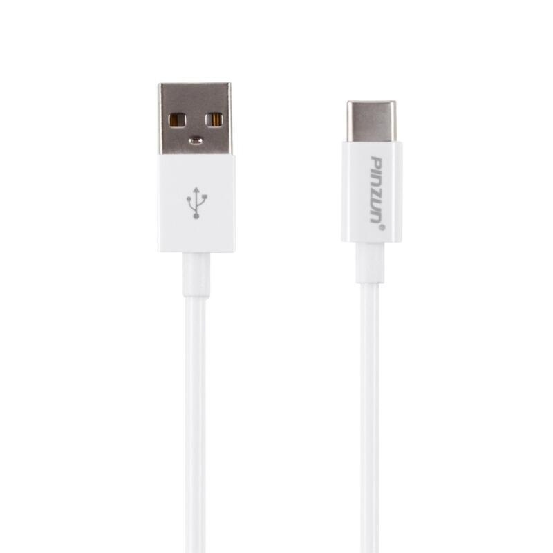 PNZ USB kábel Type-C pre nabíjanie a synchronizáciu / 1m - biely